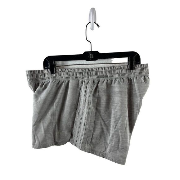 Adidas Pacer 3-Stripes Woven Heather Gray Athletic Running Shorts XL Lightweight - Picture 5 of 11